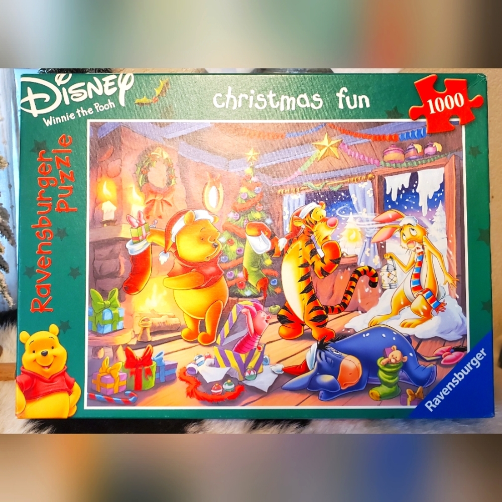 Rare Ravensburger Winnie the Pooh Puzzle "Christmas Surprise"